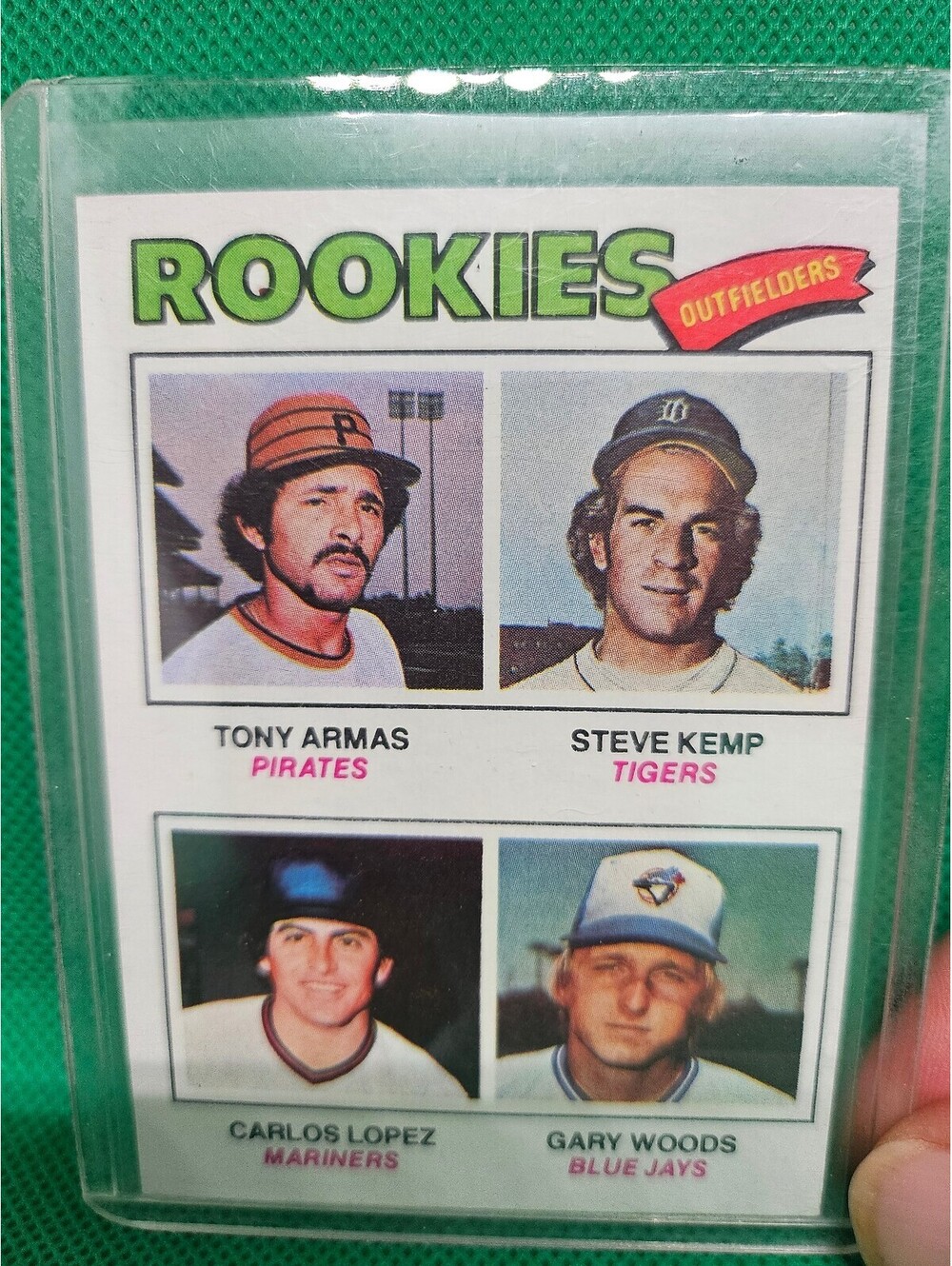 1977 Topps Rookie Outfielders #492 Tony Armas NM/MT
